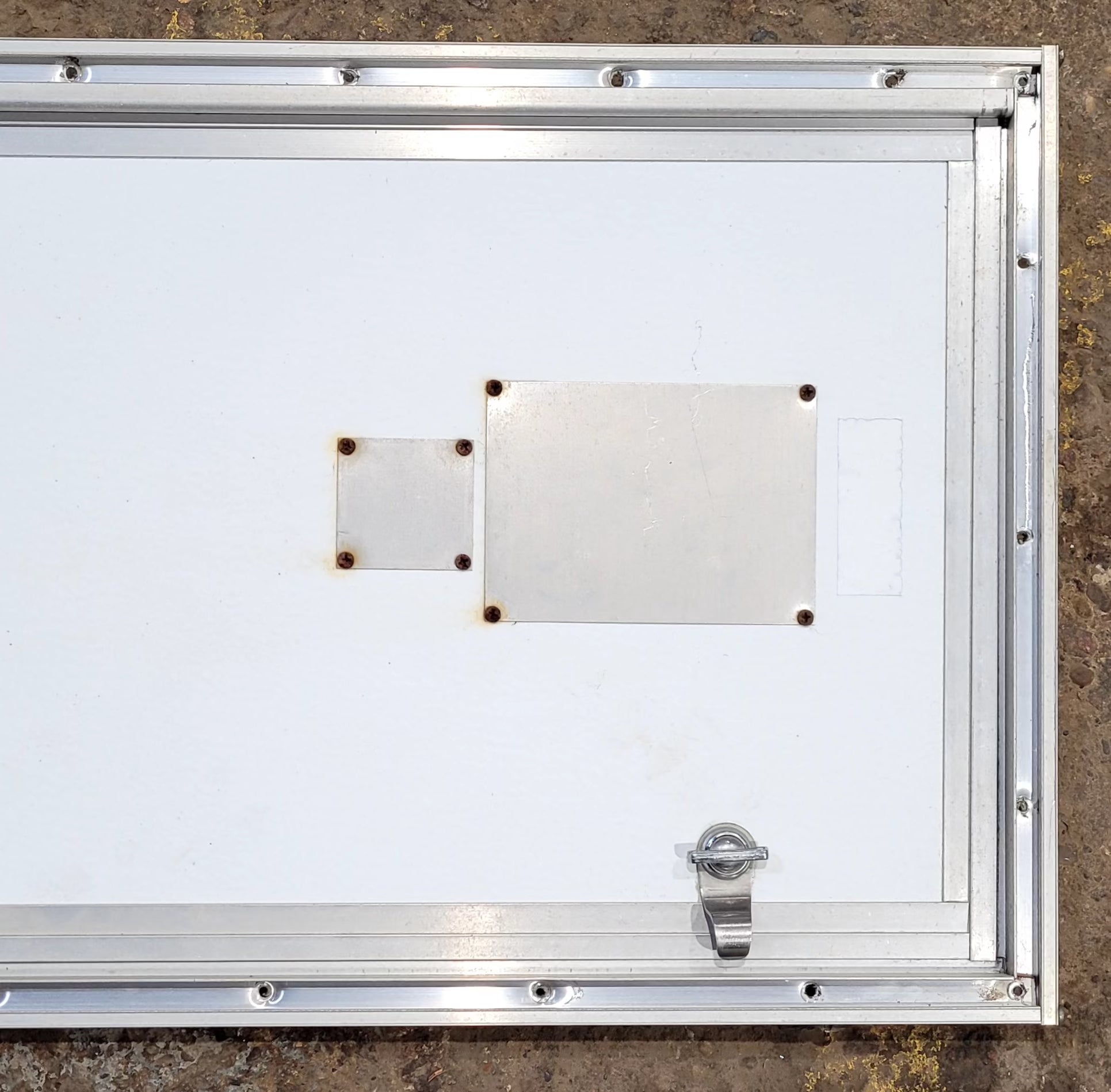 Used Square Cornered Cargo Door 29" x 14 3/8" x 3/4" D - Young Farts RV Parts
