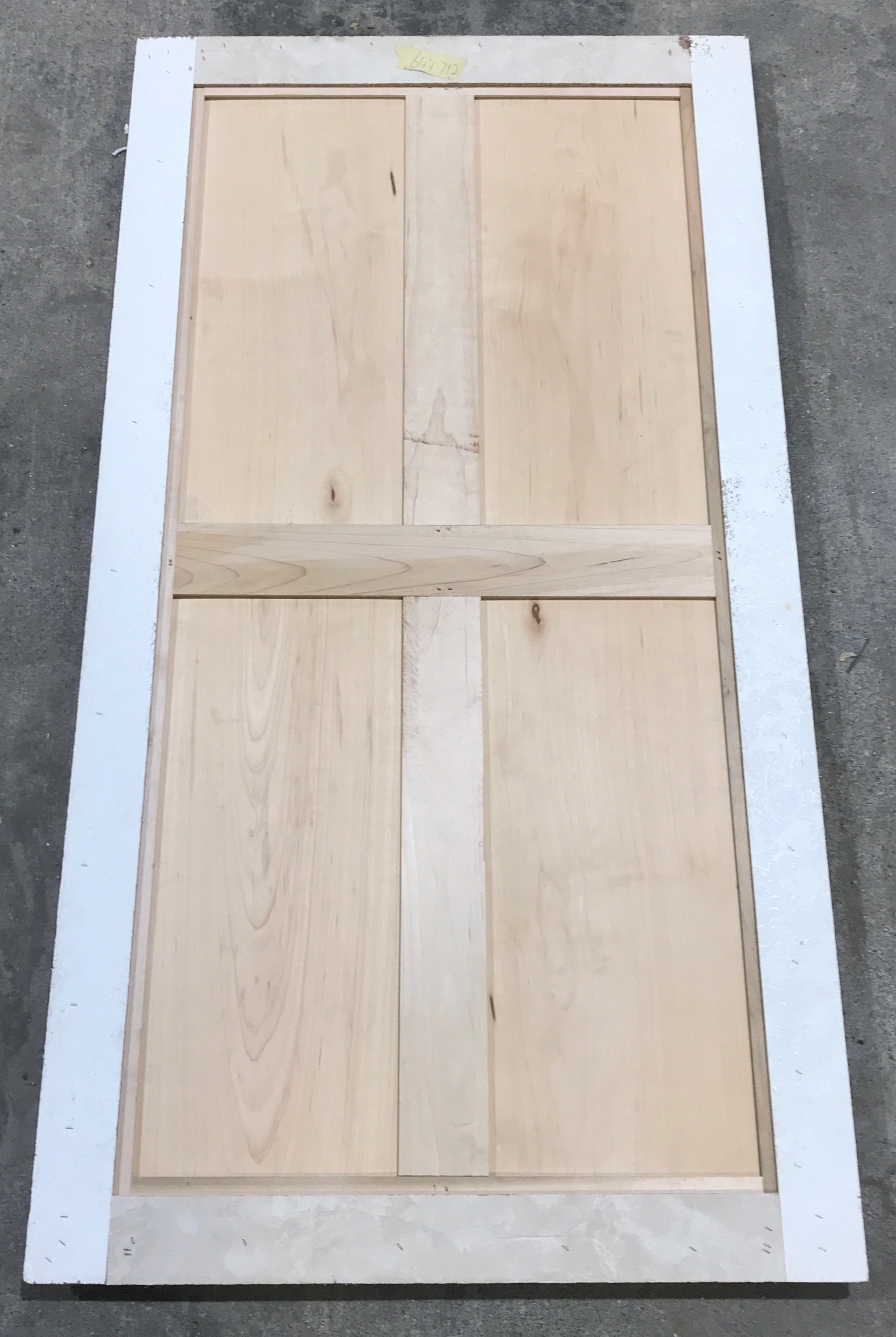 Used RV Cupboard/ Cabinet Door 38 1/4" H X 20 1/4" W X 3/4" D - Young Farts RV Parts