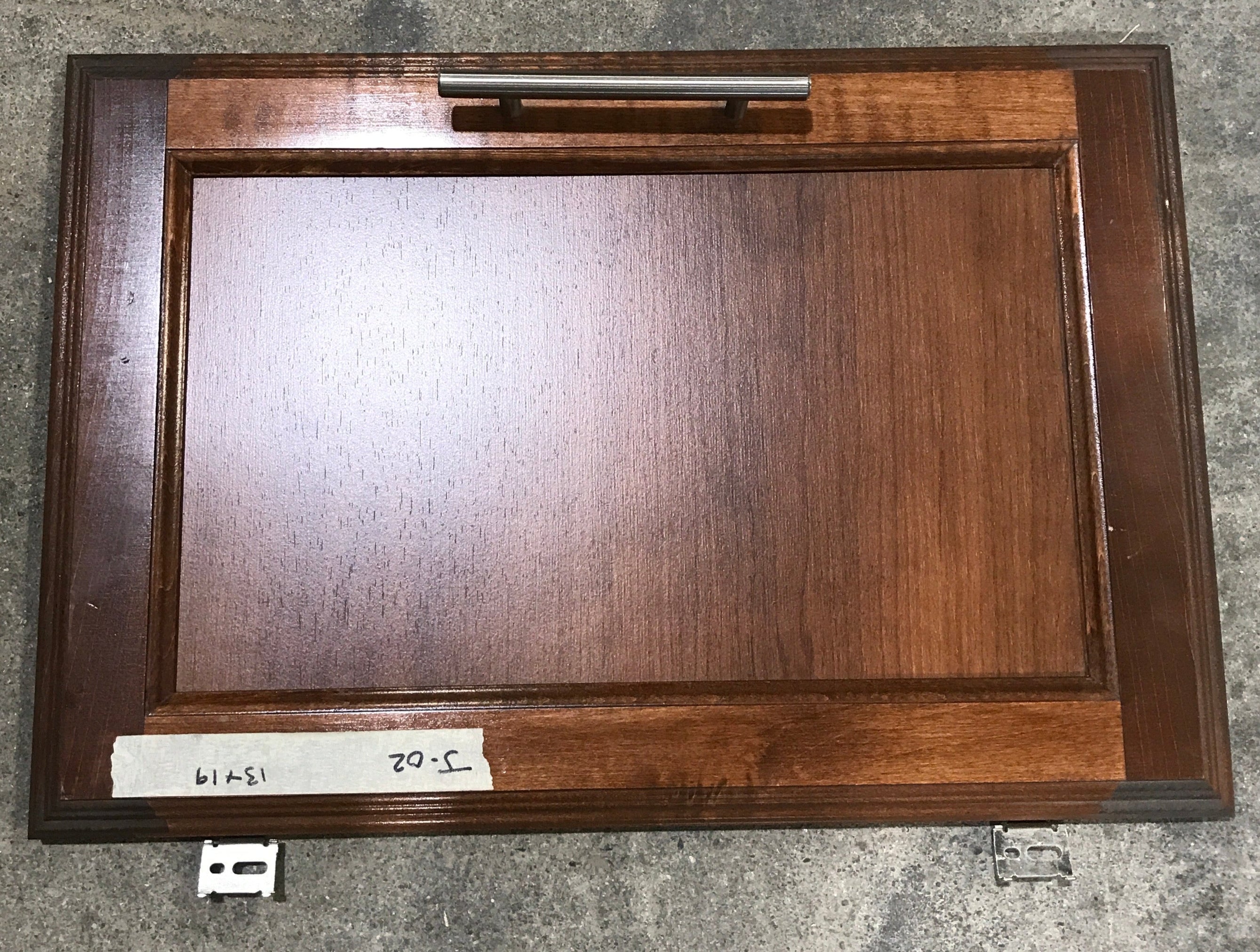 Used RV Cupboard/ Cabinet Door 19" H X 13" W X 3/4" D - Young Farts RV Parts