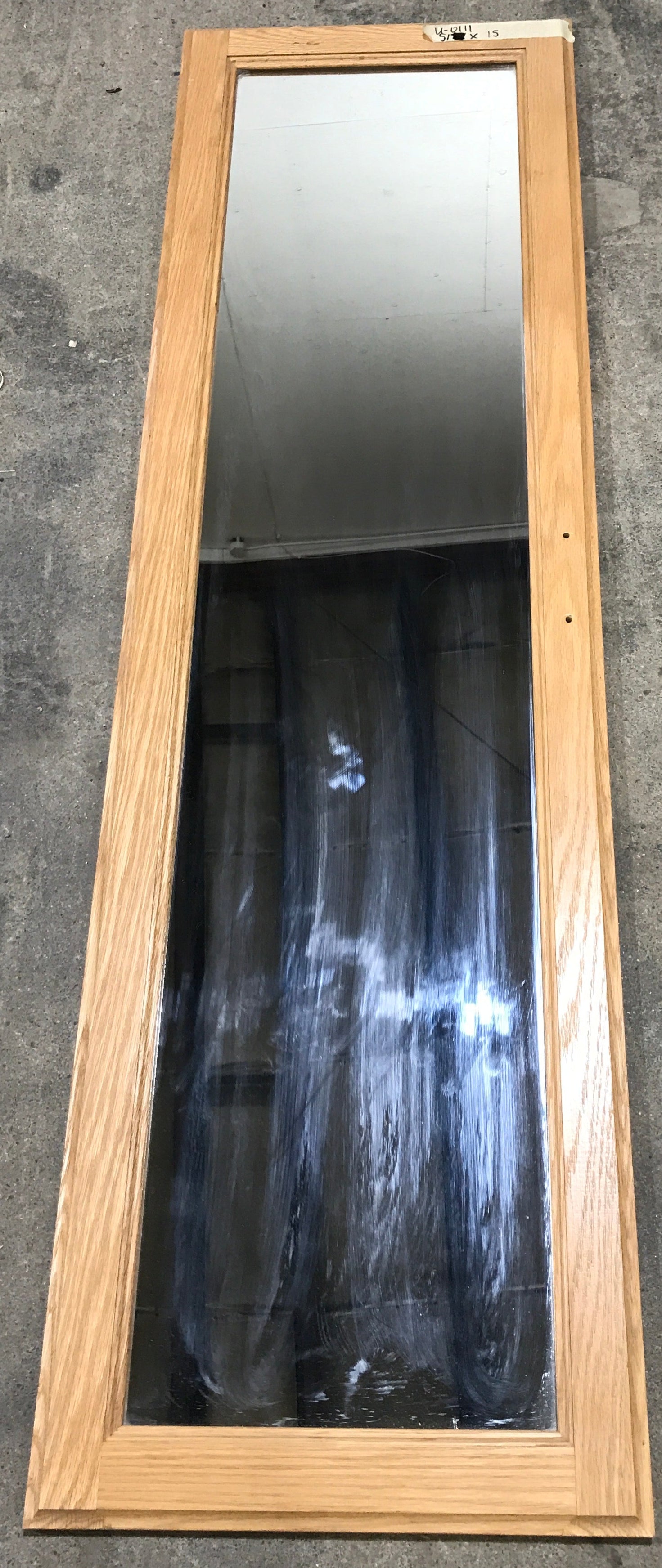 Used RV Cupboard/ Cabinet Door 51" H X 15" W X 3/4" D - Young Farts RV Parts