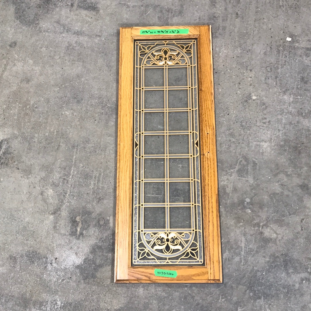 Used RV Cupboard/ Cabinet Door 40 3/4" H X 14 3/4" W X 1/2" D - Young Farts RV Parts