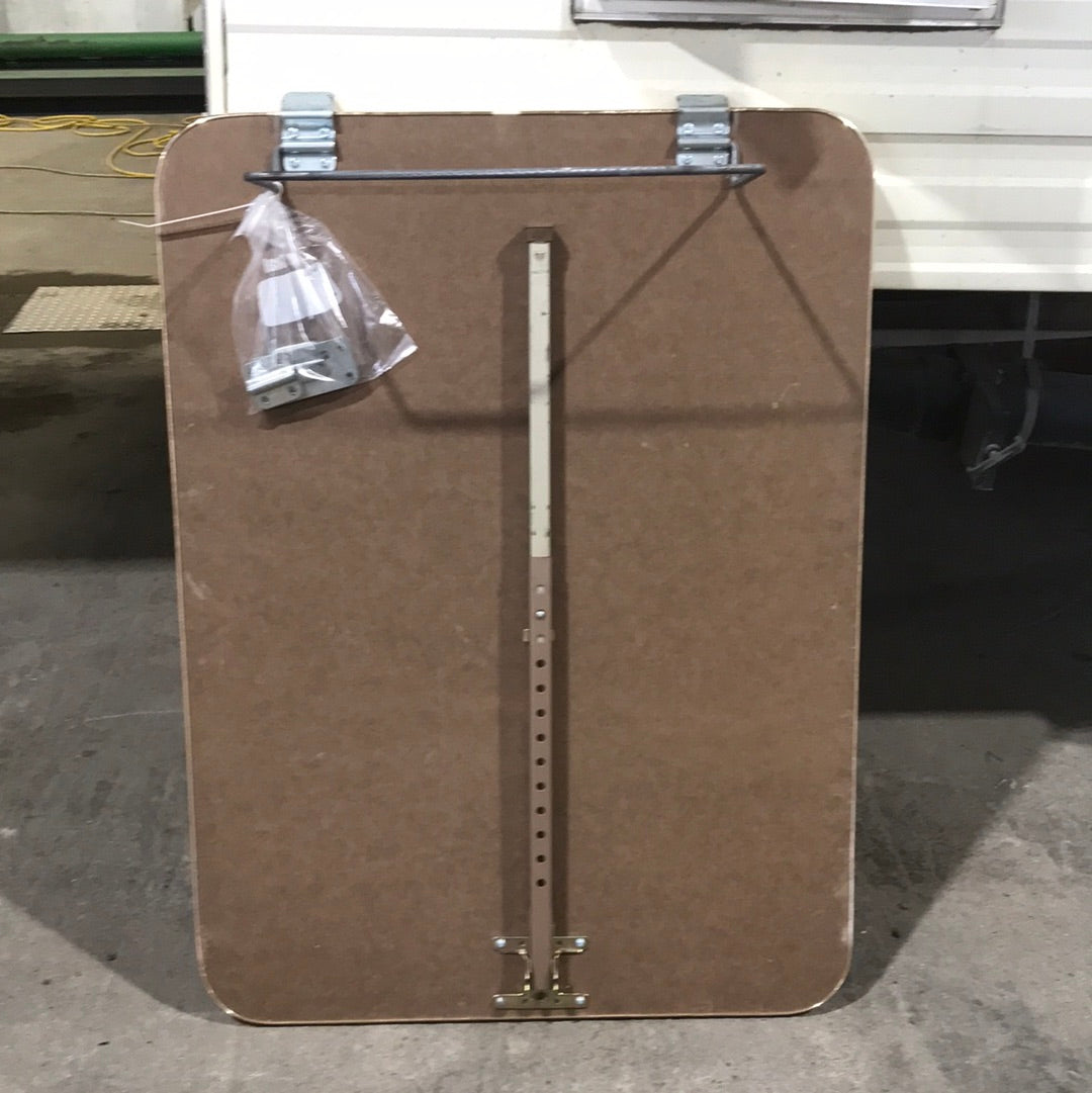 USED RV Table Top with leg 26 1/2" x 36" x 3/4" - Young Farts RV Parts