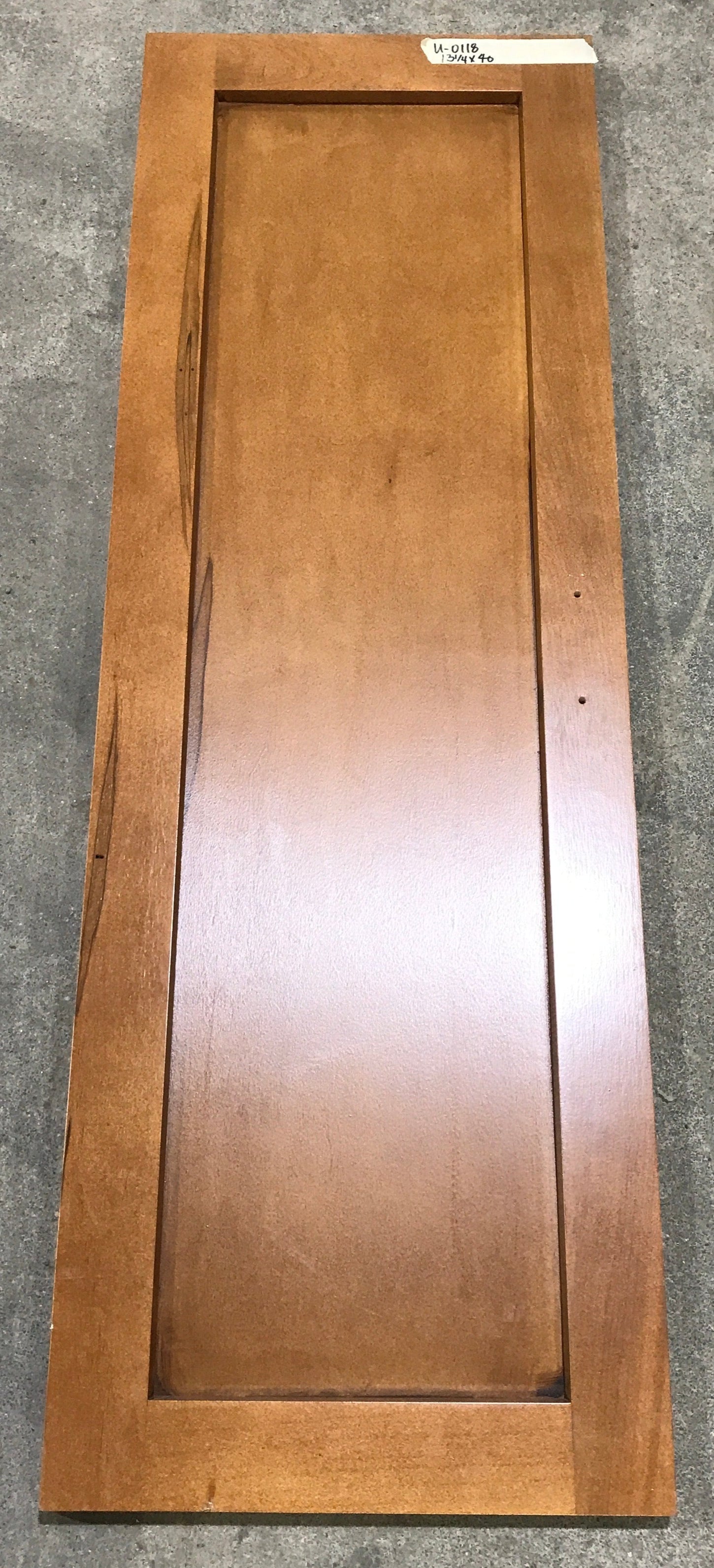 Used RV Cupboard/ Cabinet Door 40" H X 13 1/4" W X 3/4" D - Young Farts RV Parts