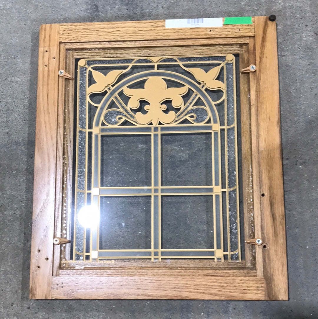 Used RV Cupboard/ Cabinet Door 17" H X 14 3/4" W X 1/2" D - Young Farts RV Parts