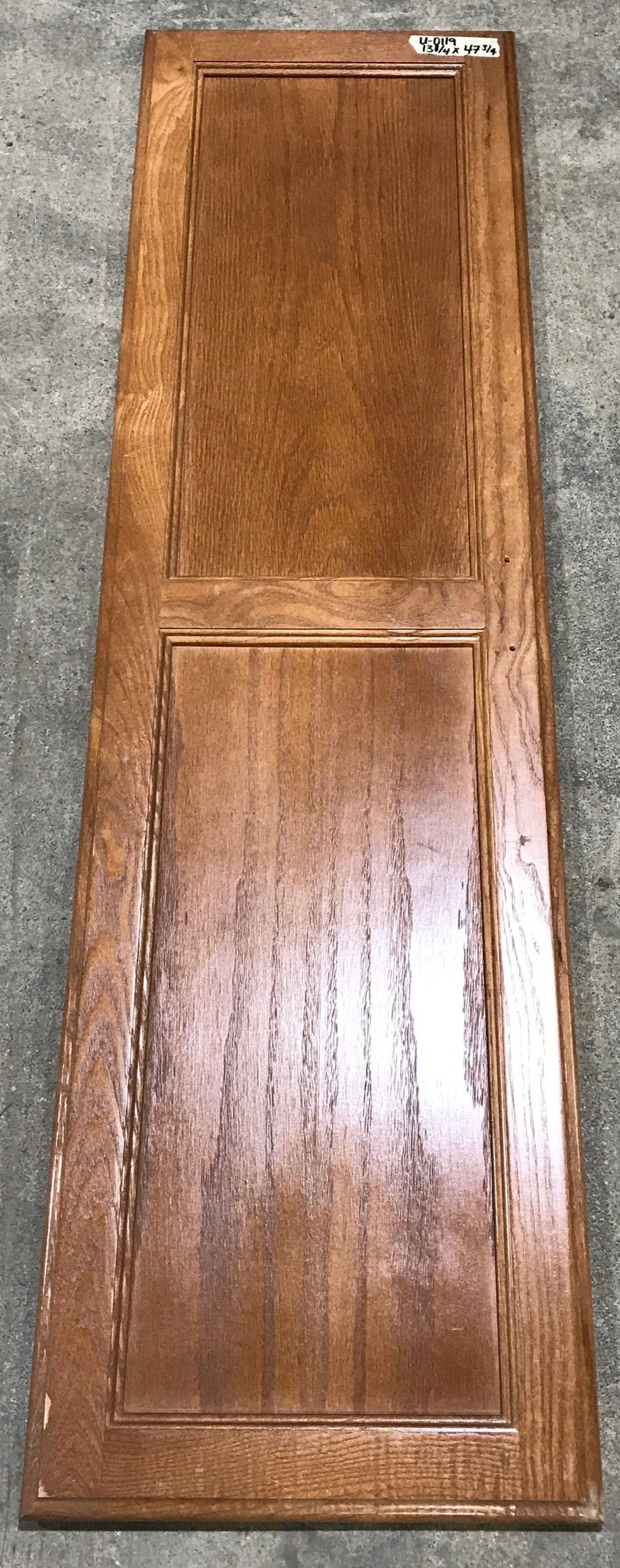 Used RV Cupboard/ Cabinet Door 47 3/4" H X 13 1/4" W X 3/4" D - Young Farts RV Parts