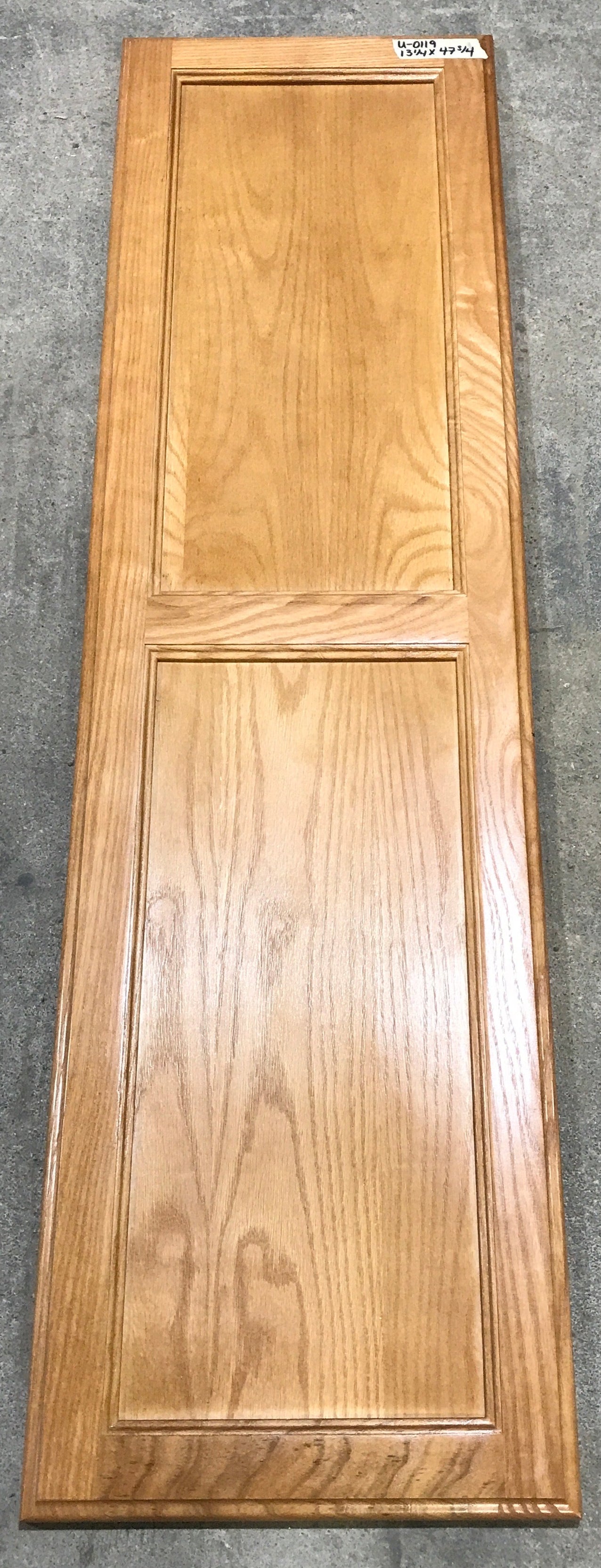Used RV Cupboard/ Cabinet Door 47 3/4" H X 13 1/4" W X 3/4" D - Young Farts RV Parts