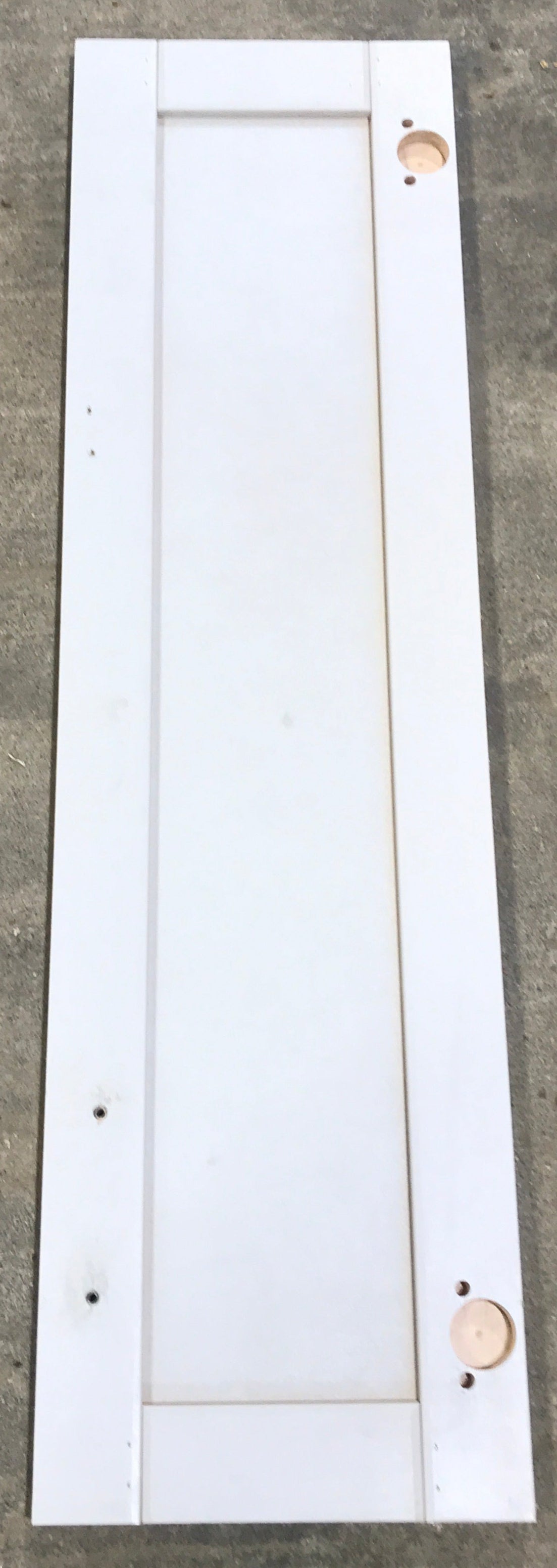 Used RV Cupboard/ Cabinet Door 36" H X 10" W X 3/4" D - Young Farts RV Parts