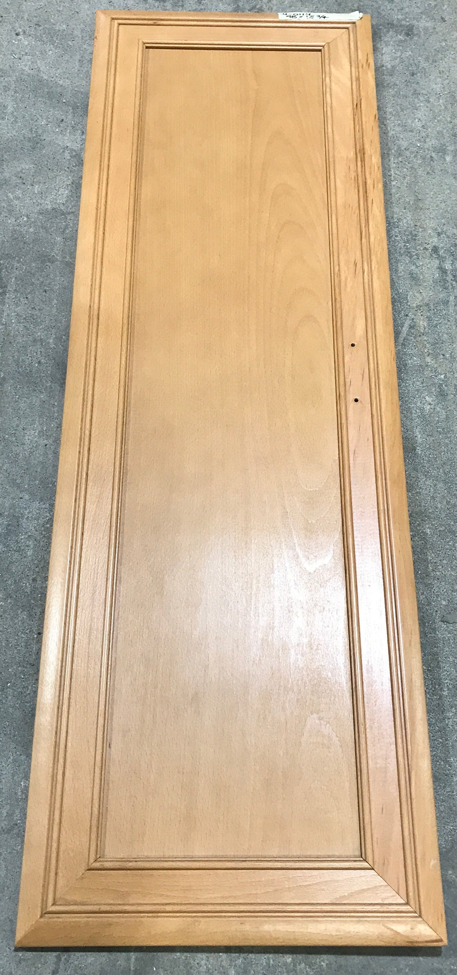 Used RV Cupboard/ Cabinet Door 48" H X 15 3/4" W X 3/4" D - Young Farts RV Parts