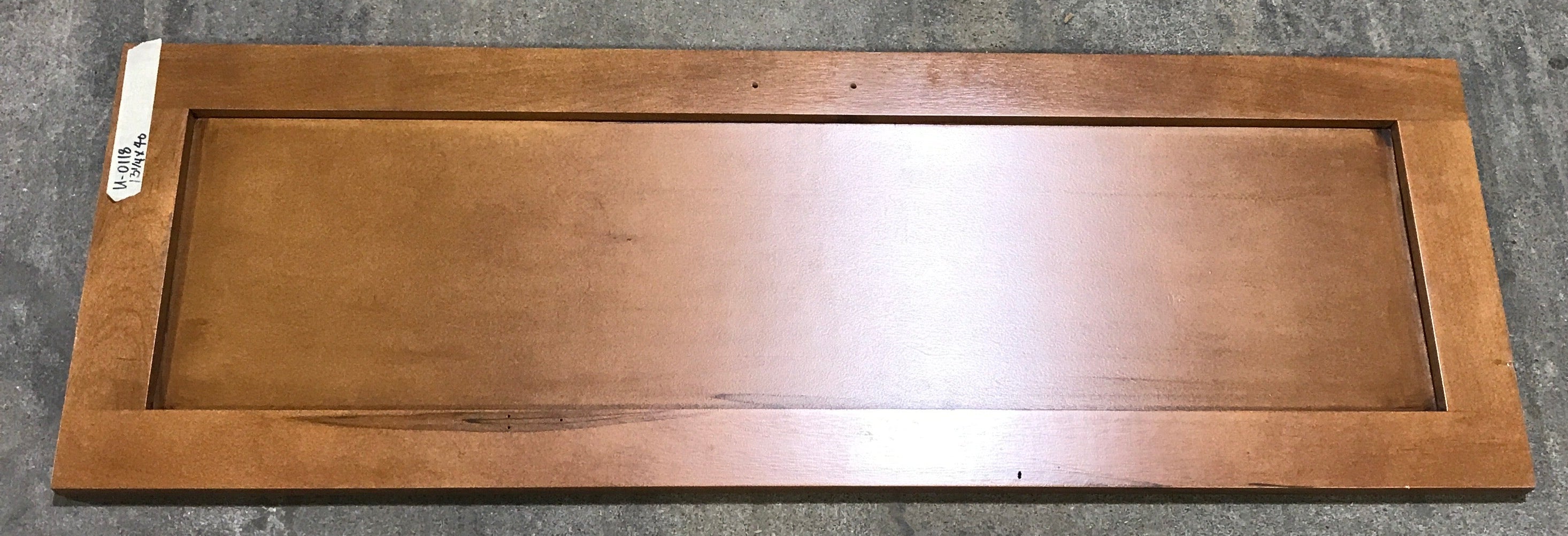 Used RV Cupboard/ Cabinet Door 40" H X 13 1/4" W X 3/4" D - Young Farts RV Parts