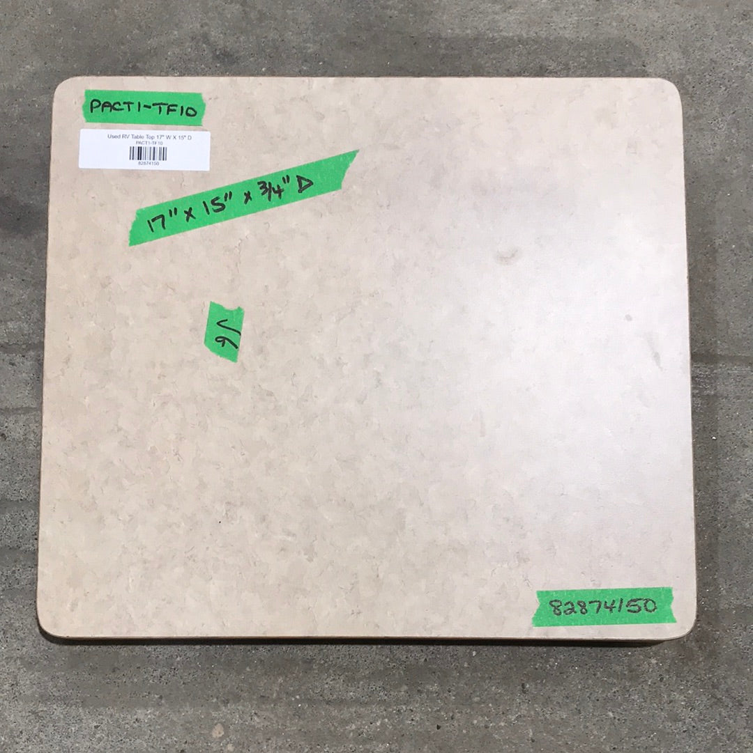 Used RV Table Top 17" W X 15" D - Young Farts RV Parts
