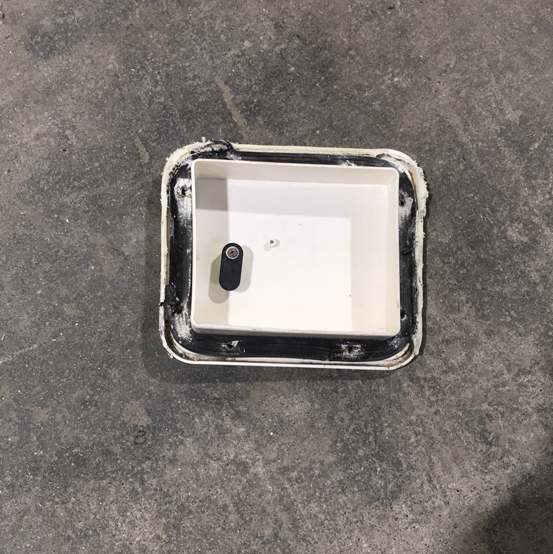 Used 7 1/2" W RV Dump Access Hatch - Young Farts RV Parts