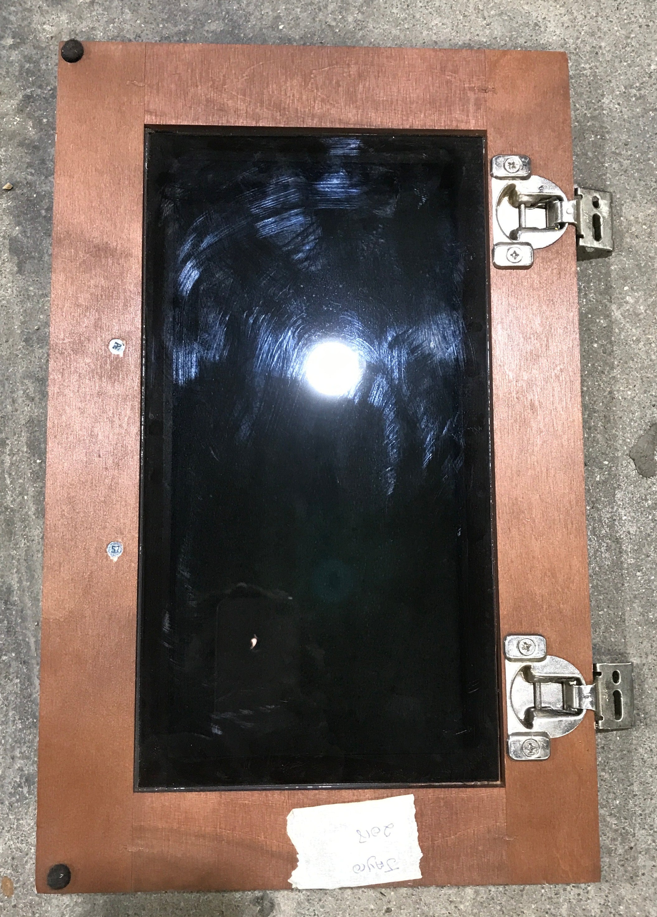 Used RV Cupboard/ Cabinet Door 15 3/4" H X 10" W X 3/4" D - Young Farts RV Parts