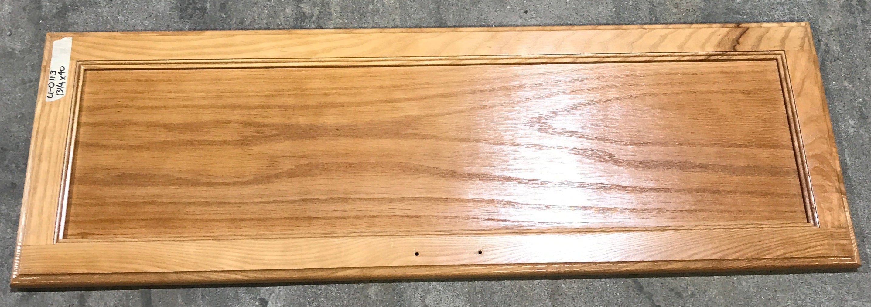 Used RV Cupboard/ Cabinet Door 40" H X 13 1/4" W X 3/4" D - Young Farts RV Parts