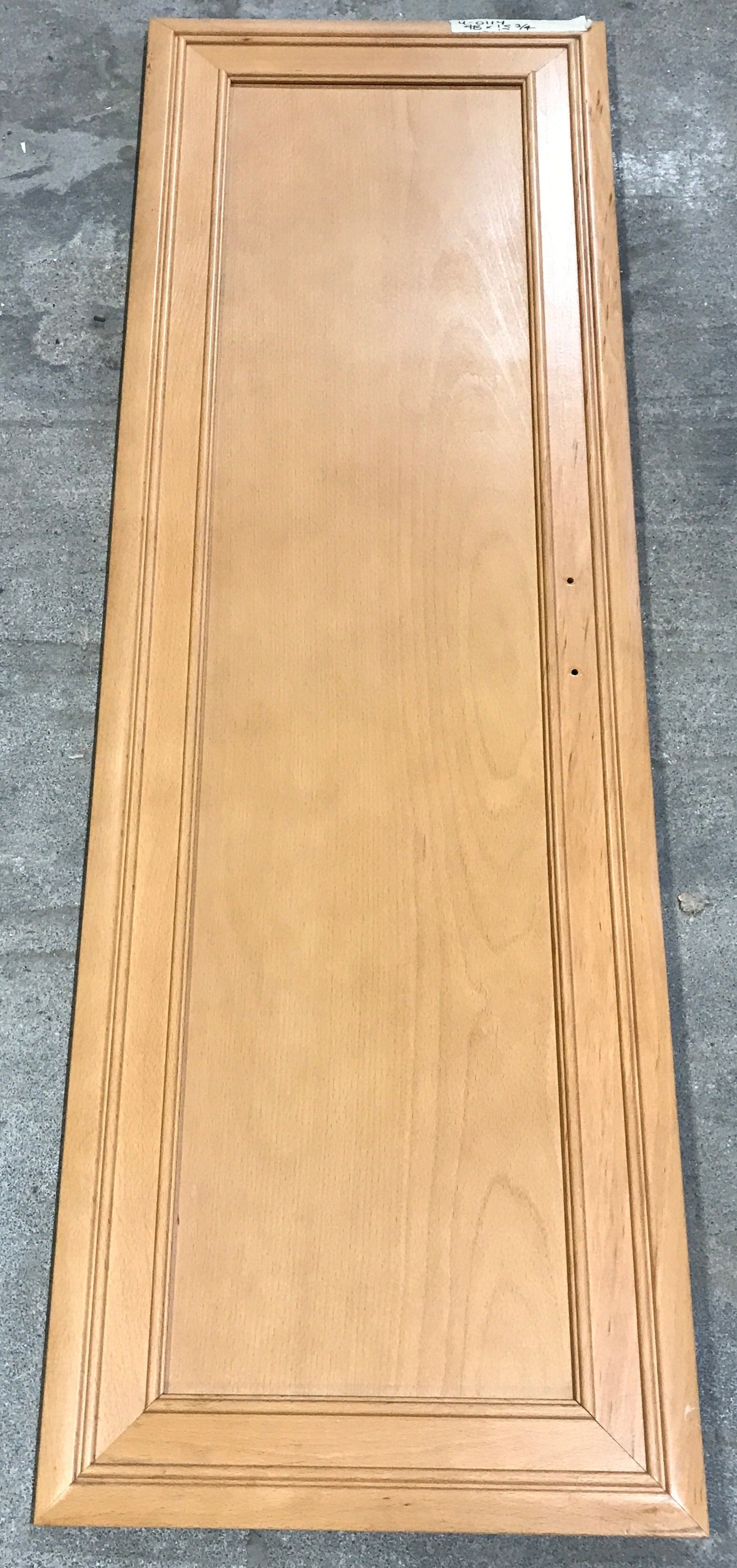 Used RV Cupboard/ Cabinet Door 48" H X 15 3/4" W X 3/4" D - Young Farts RV Parts