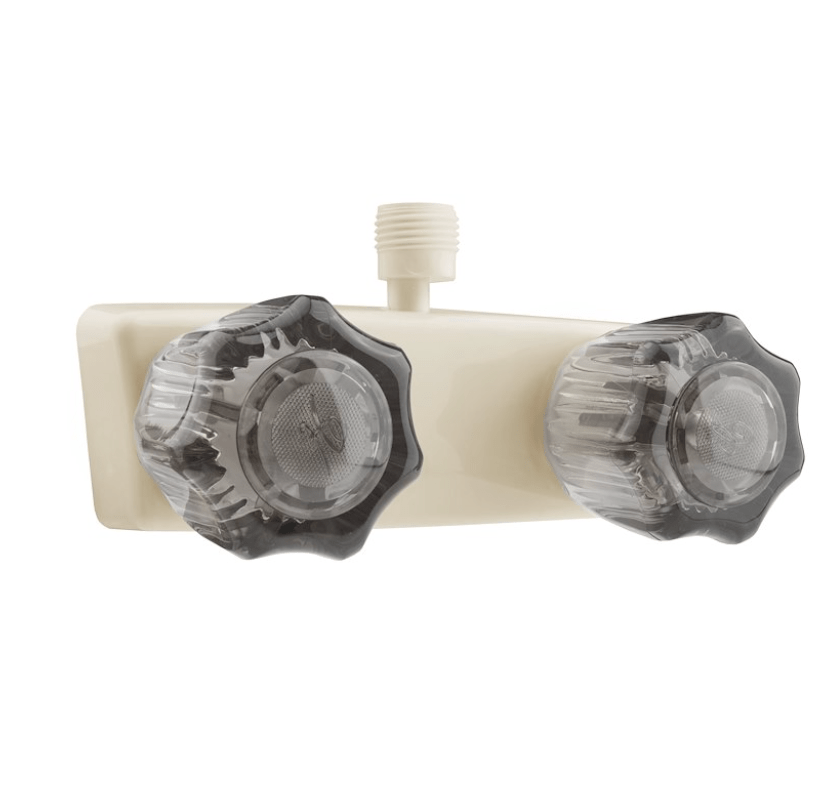 Dura Faucet DF - SA100S - BQ - Dura RV Shower Faucet - Bisque Parchment - Young Farts RV Parts