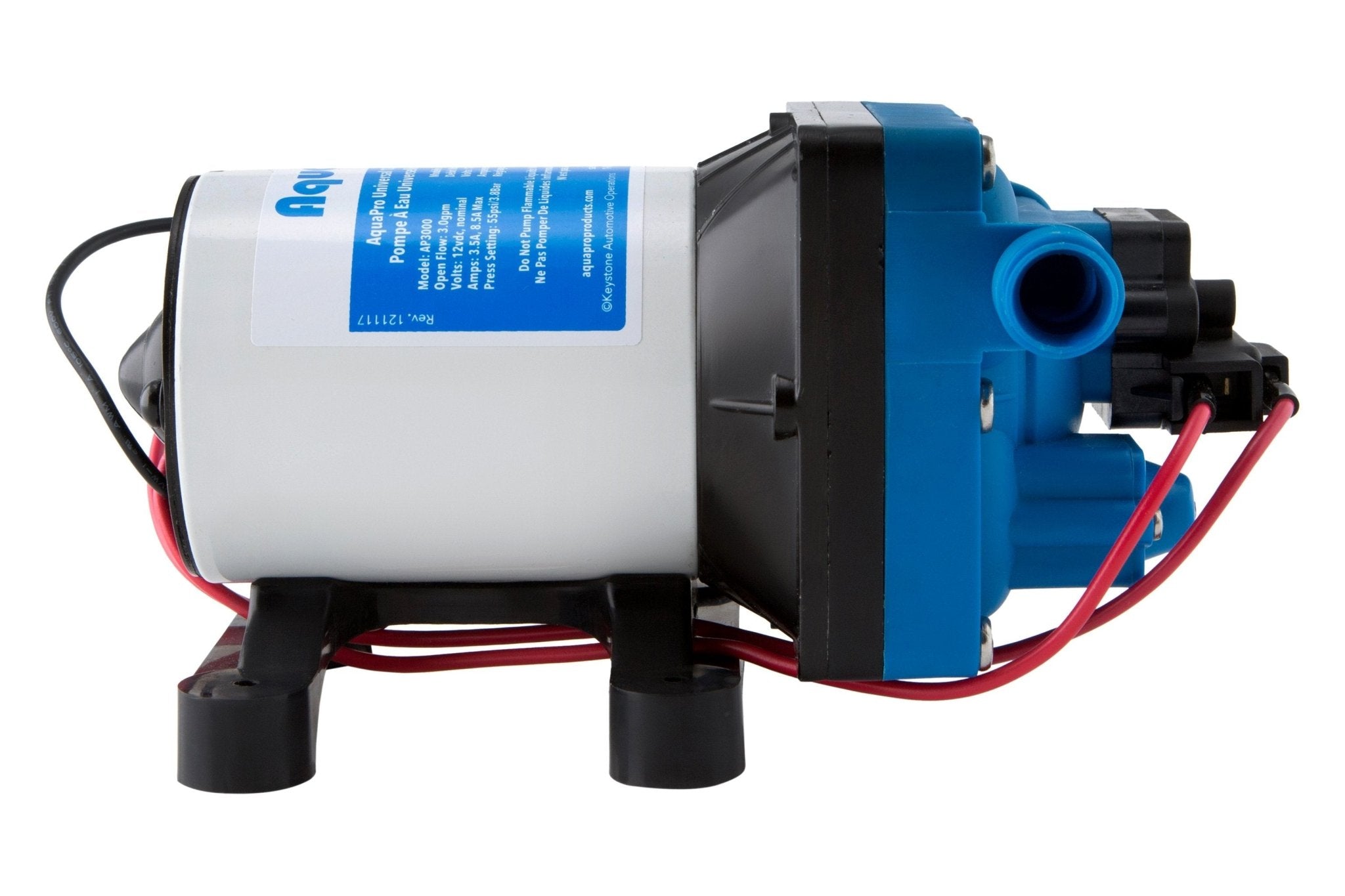 Fresh Water Pump Aqua Pro 21847 3 GPM 55 psi - 21847 - Young Farts RV Parts
