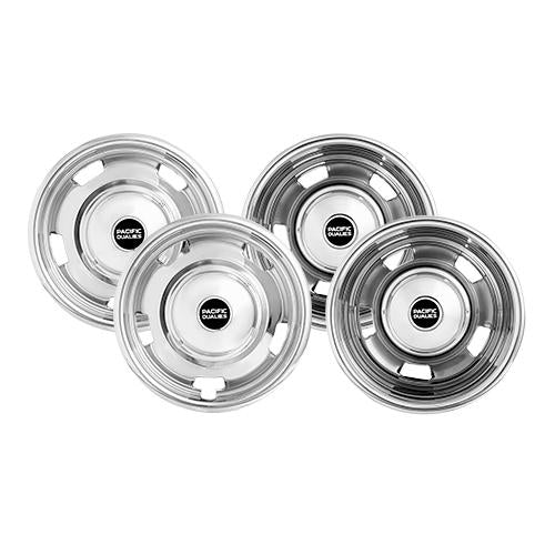Pacific Dualies 44 - 1708 8 Lug Wheel Simulator Set 17" (Dodge) - Young Farts RV Parts