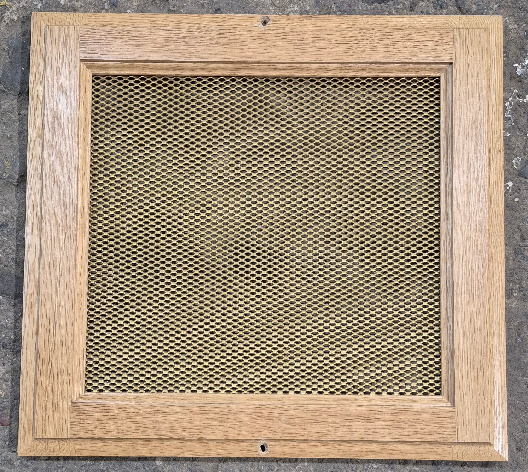 Used Wooden RV Interior Furnace Access Door 16 1/2" W x  15 1/2" H