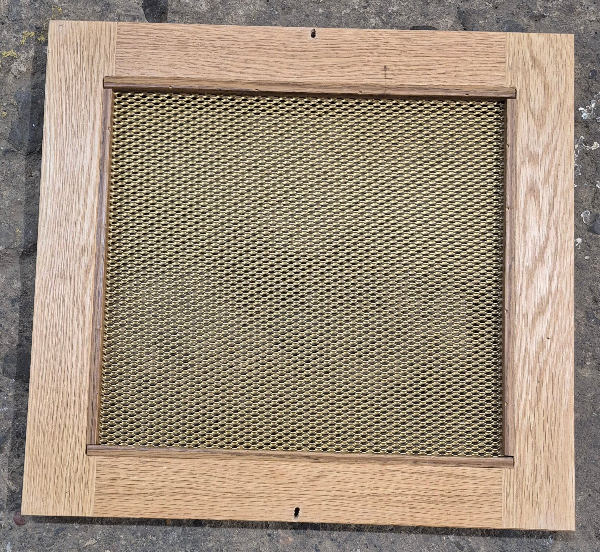 Used Wooden RV Interior Furnace Access Door 16 1/2" W x  15 1/2" H