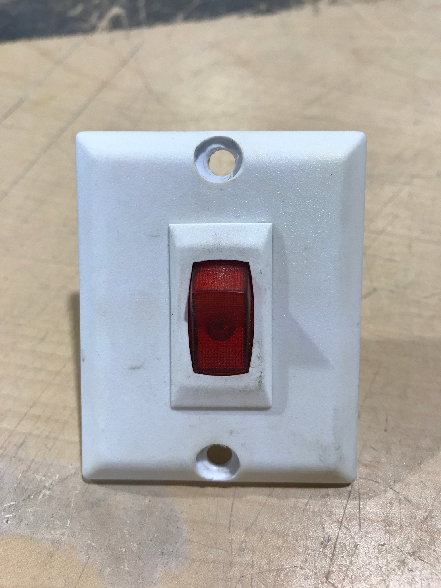 Used 12v RV Single Light Indicator Switch - Young Farts RV Parts