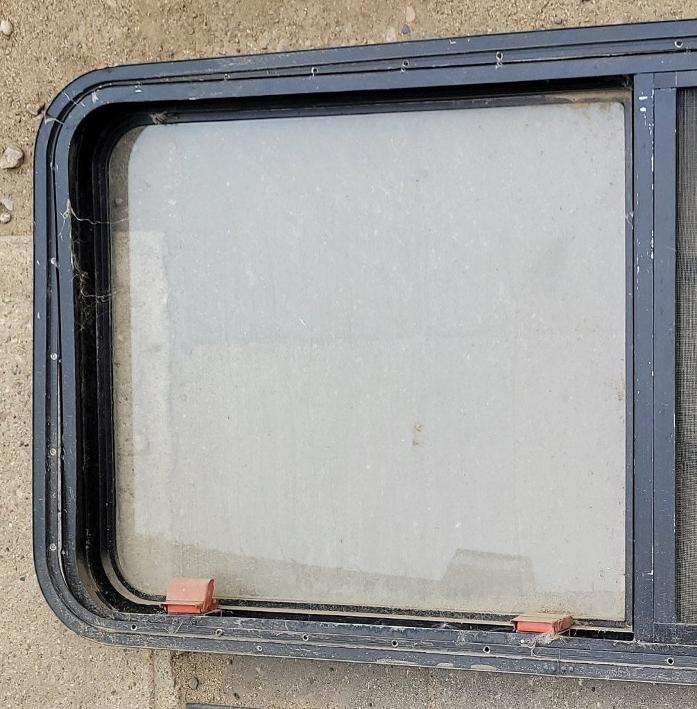 Used Black Radius Emergency Opening Window : 48 x 23 x 2" D