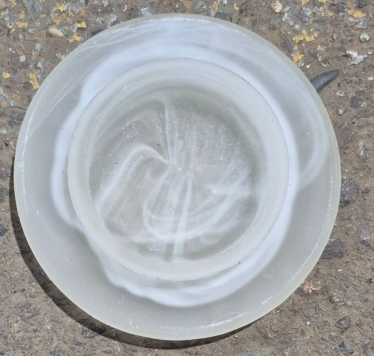 Used Ceiling Mount Light Fixture Replacement Lens - L9100 - Young Farts RV Parts