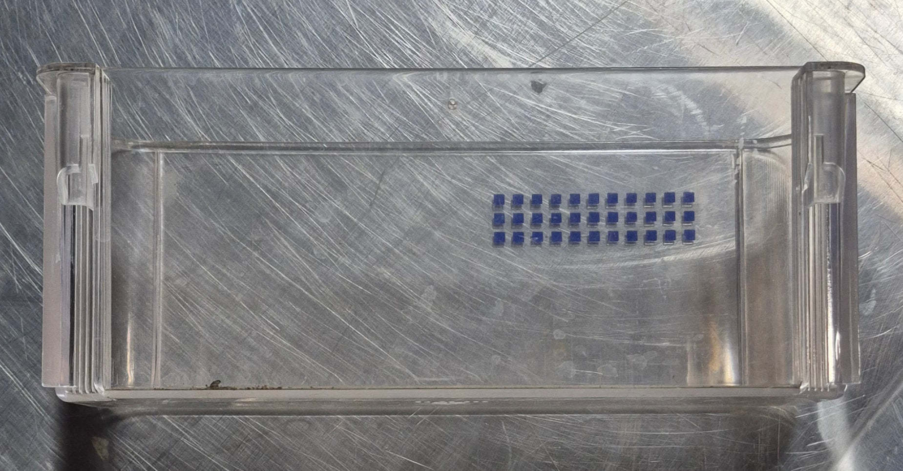 Used Dometic Freezer Door Shelf Ice Box Clear - 385097201 - Young Farts RV Parts