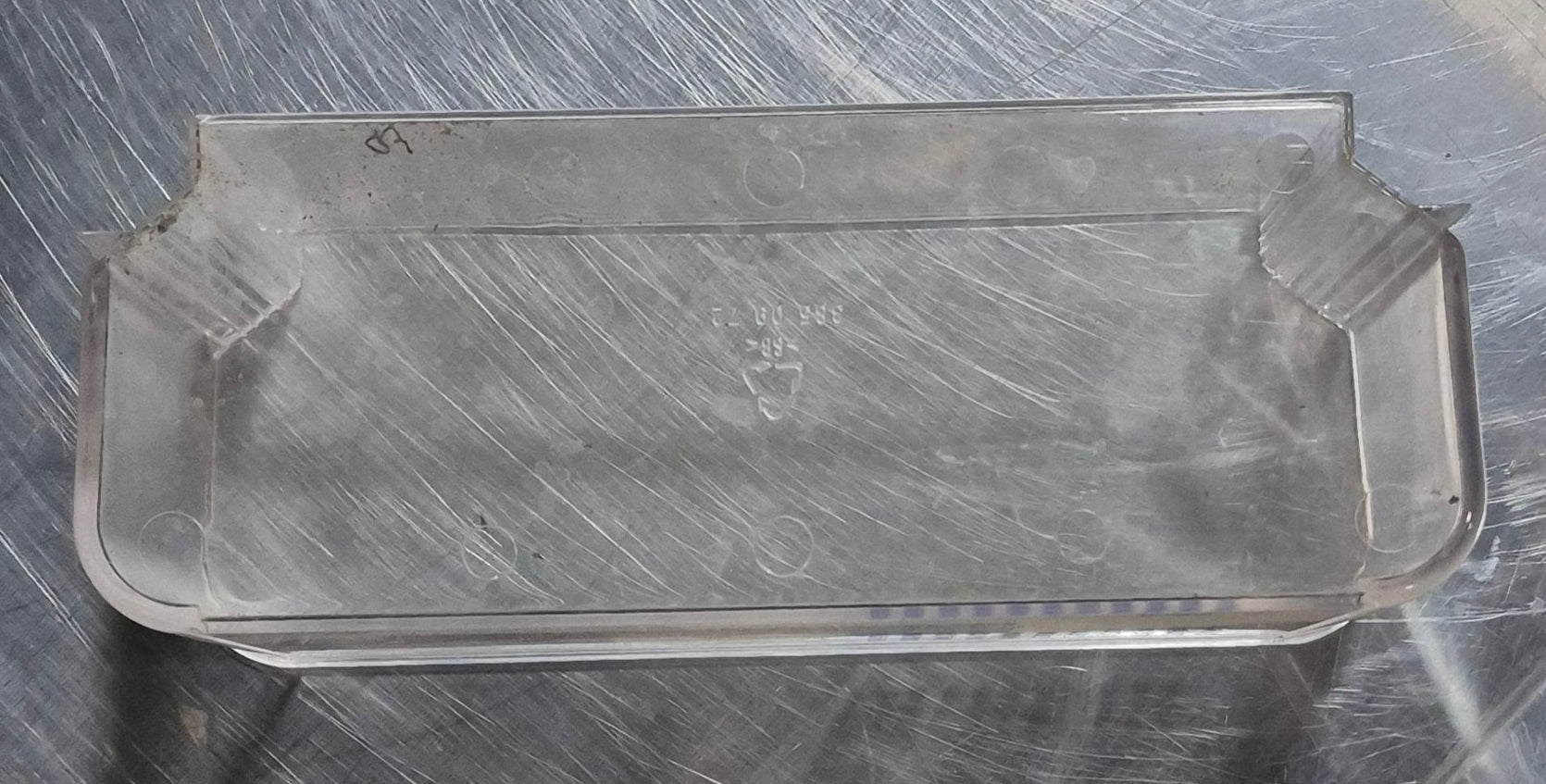 Used Dometic Freezer Door Shelf Ice Box Clear - 385097201 - Young Farts RV Parts