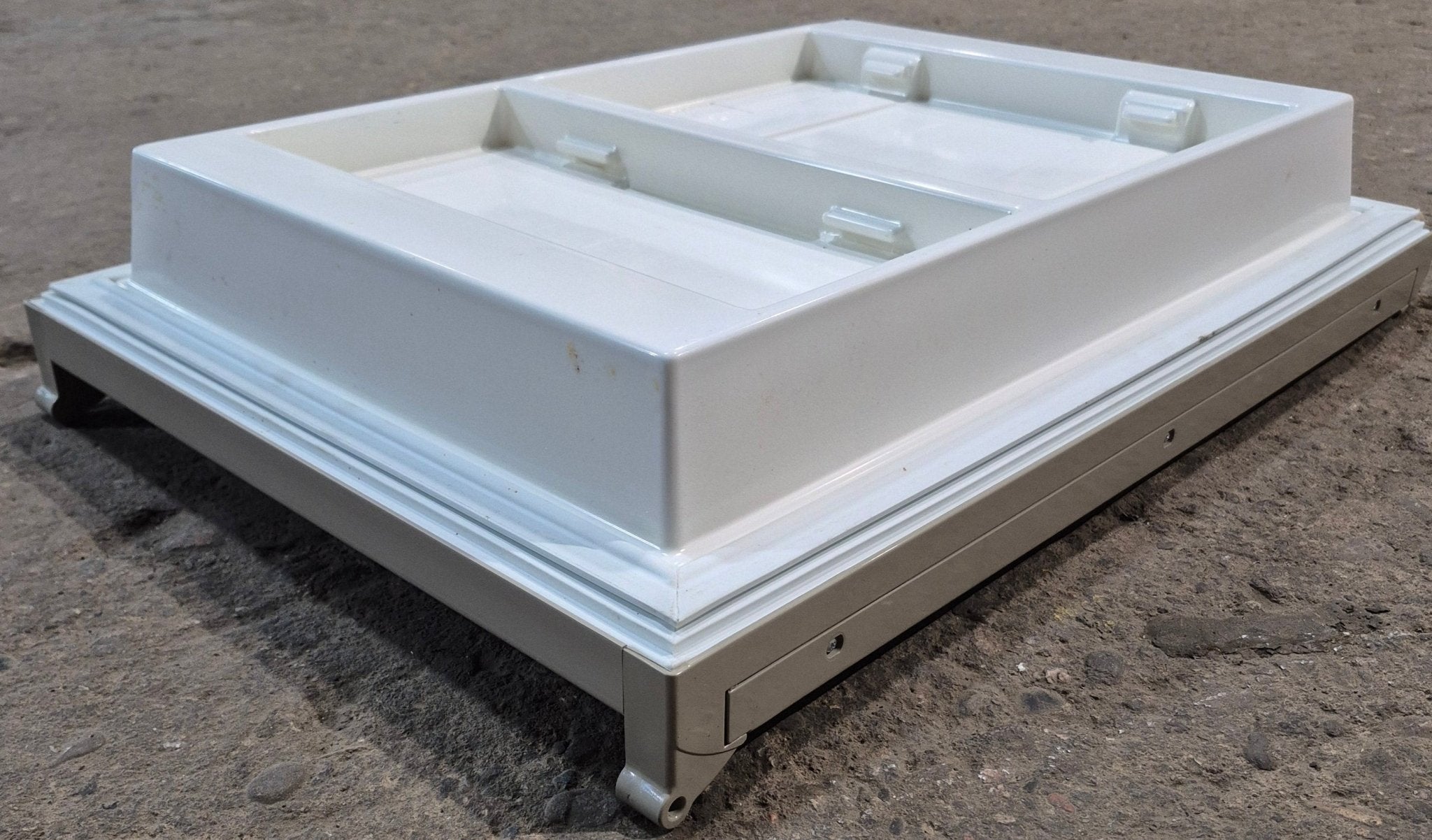 Used Dometic Refrigerator Freezer Door, RH - 2932561067 Good Used Shape - Young Farts RV Parts