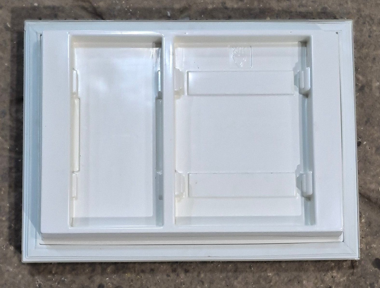 Used Dometic Refrigerator Freezer Door, RH - 2932561067 Good Used Shape - Young Farts RV Parts