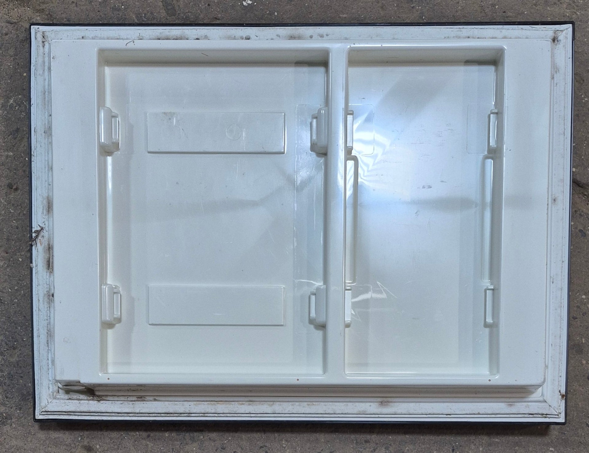 Used Dometic Refrigerator Freezer Door, RH - 2932561190 NOT Great Used Shape - Young Farts RV Parts