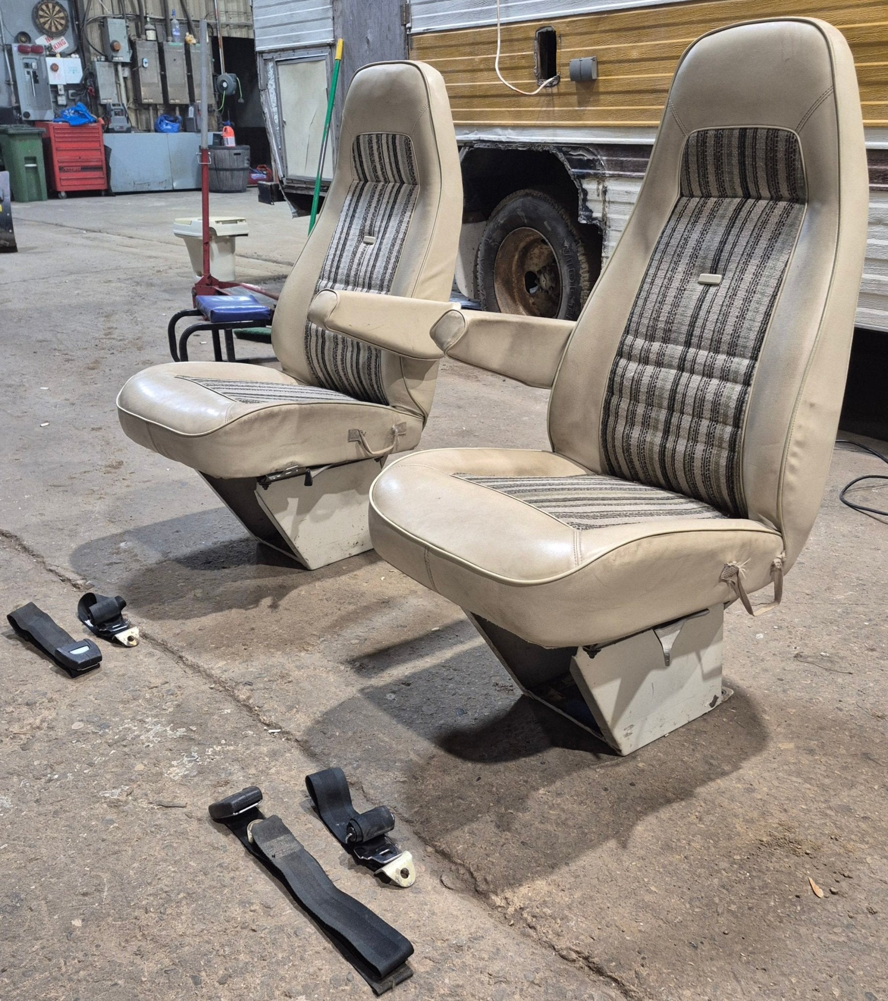 Used Motorhome Captain Chair Set - Young Farts RV Parts