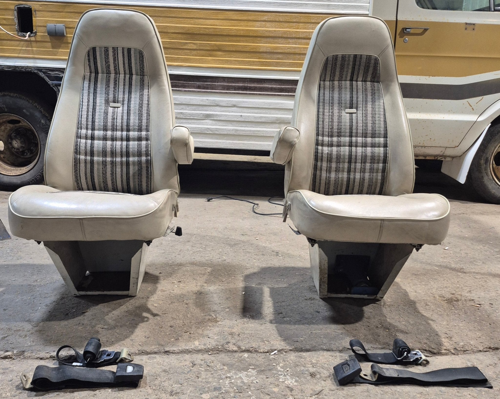 Used Motorhome Captain Chair Set - Young Farts RV Parts