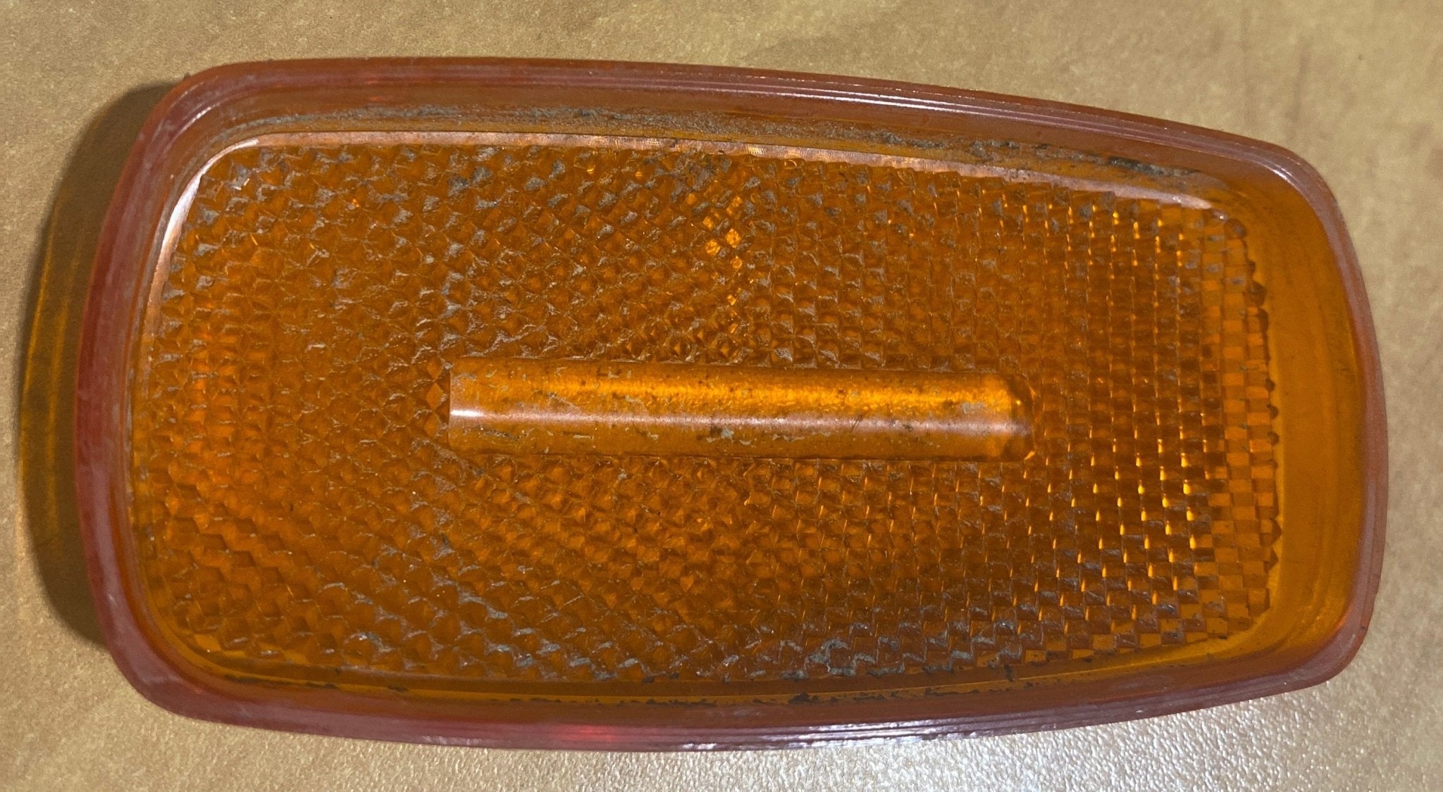 Used Optronics SAE - A - P2 - DOT - 02 Replacement Lens for Marker Light - Amber - Young Farts RV Parts