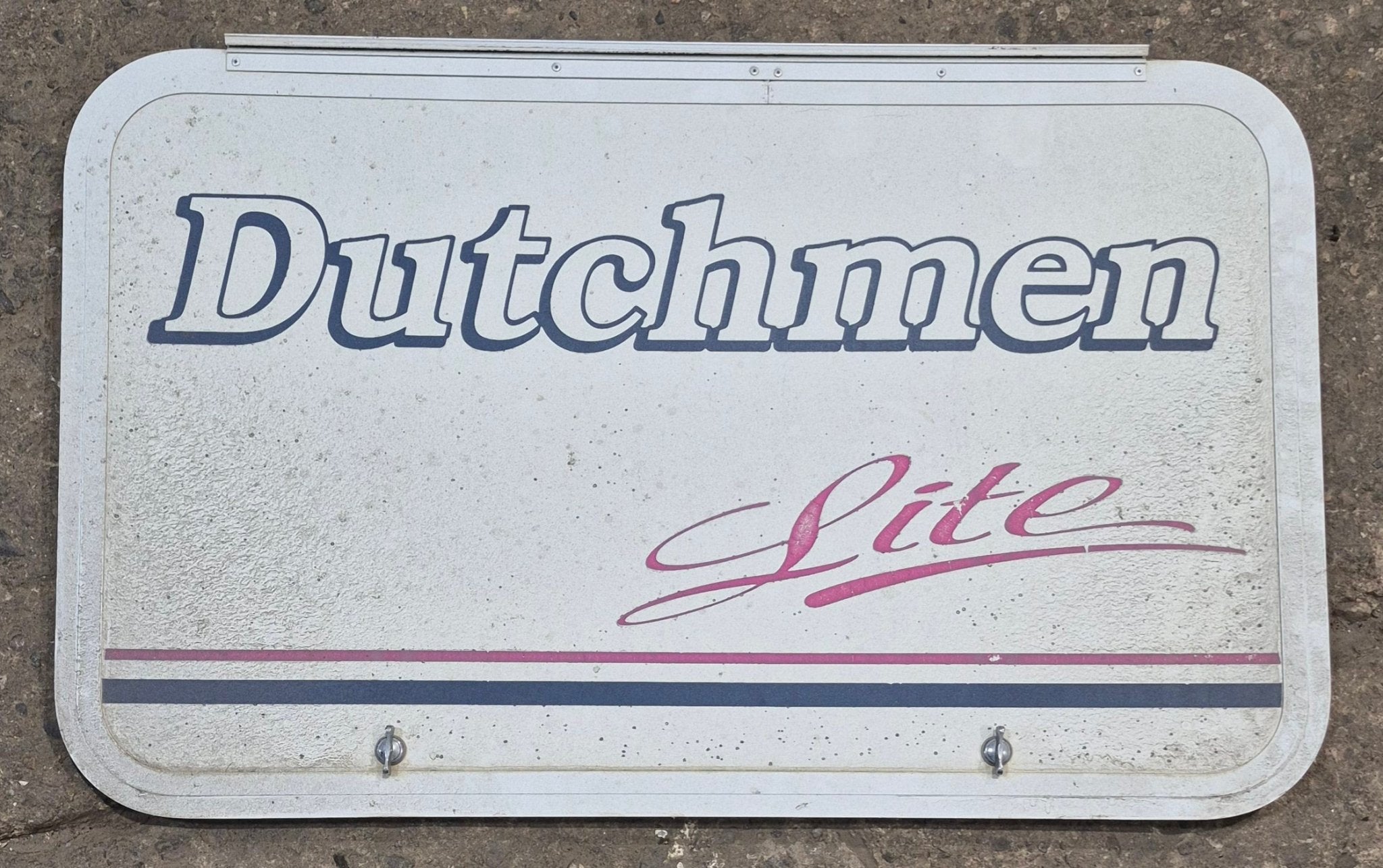 Used Radius Opening Rock Guard Cover : 36" x 22 1/8" x 5/8" D - Young Farts RV Parts