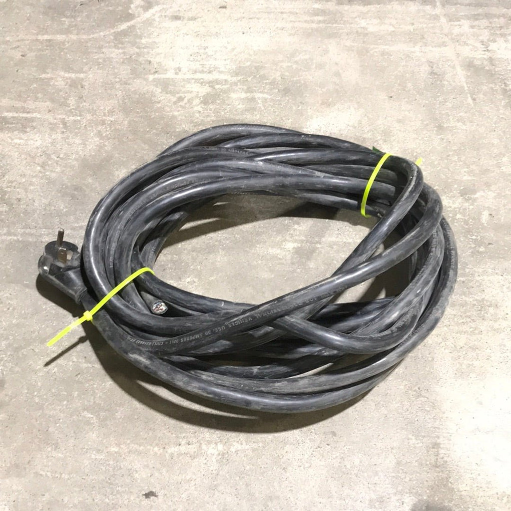 Used RV 33' Electrical Cord With Only Male End 30 AMP - Young Farts RV Parts