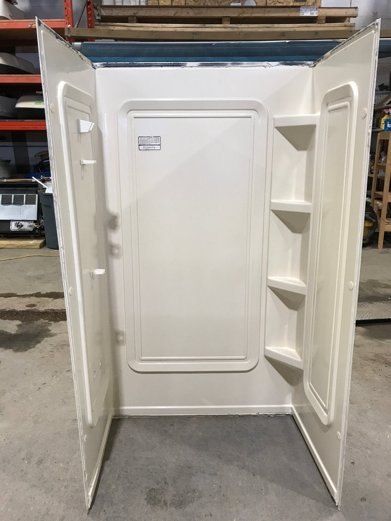 Used RV Bath Tub Surround 34 1/2” X 62 1/2” x 22 1/2" D - Young Farts RV Parts