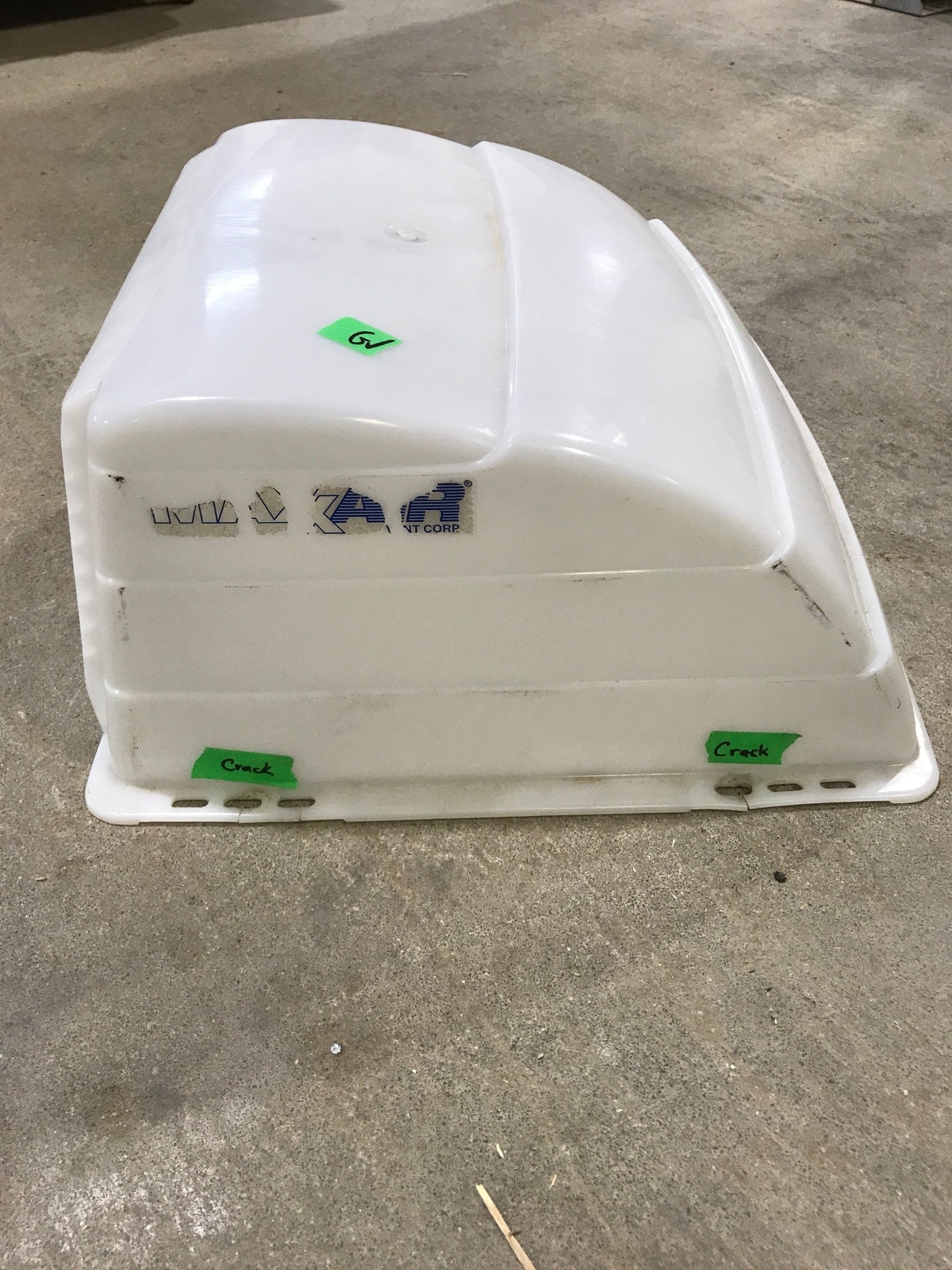 Used RV Max Air Vent Cover - 18 1/2" X 18 1/2" X 9" H - Young Farts RV Parts