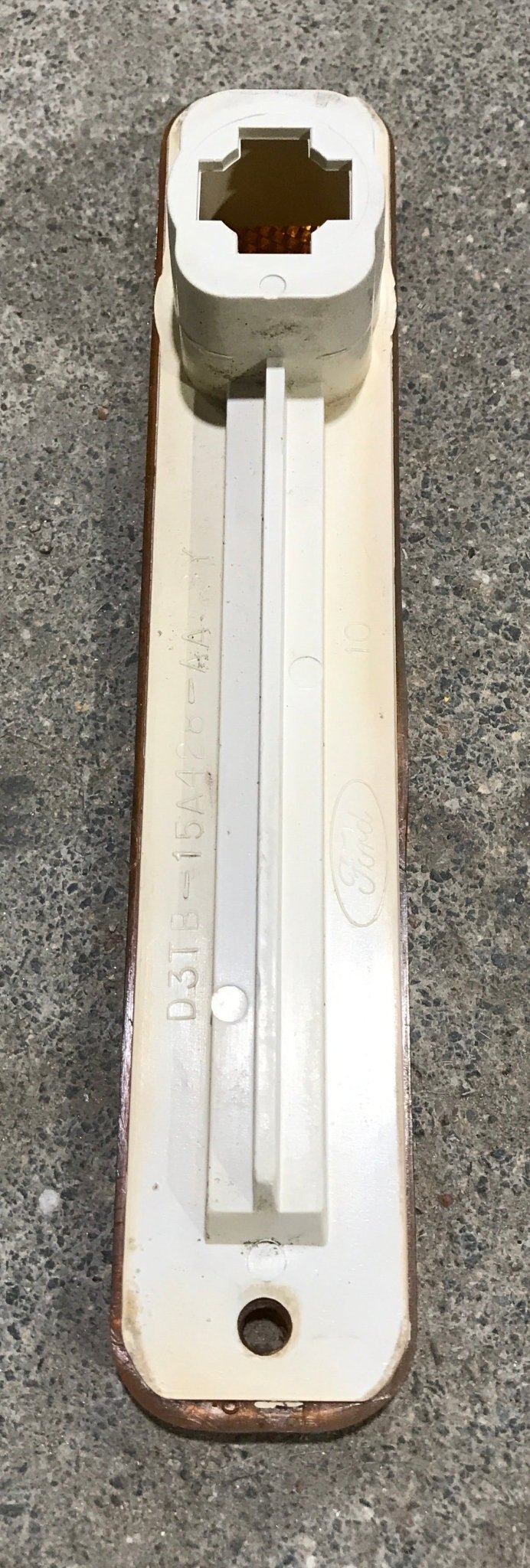 Used SAE AP2 73TK - FORD Replacement Marker Light Assembly - Amber - Young Farts RV Parts