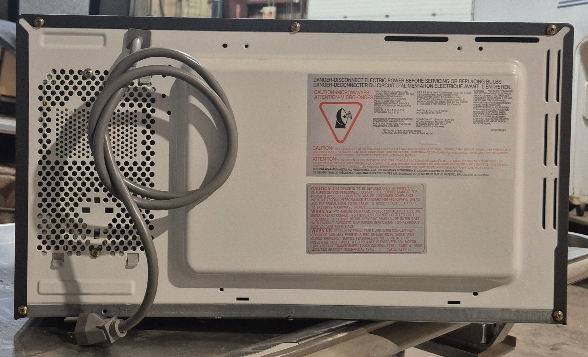 Used Samsung RV Microwave 20 1/2" W x 11 5/8" H x 15" D - Young Farts RV Parts