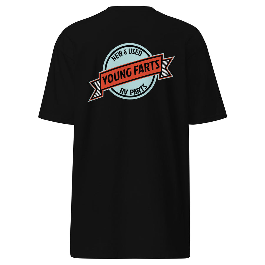Young Farts (Shop-Tested) T-Shirt black back view