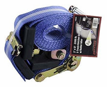 Load image into Gallery viewer, 2&quot; X 12&#39; 6000 LB ADJUSTABLE TIRE STRAP W/ E-TRACK ROLLER IDLER FITTING - Young Farts RV Parts