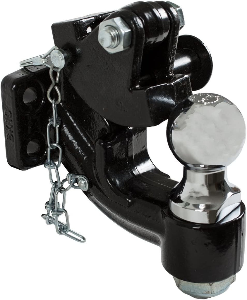 Buyers 10057 - 10 Ton Combination Hitch With Mounting Kit - 2-5/16 Inch Ball Black - Young Farts RV Parts