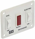 Suburban 232882 Water Heater DEL Model 12V On/Off Wall Switch - White