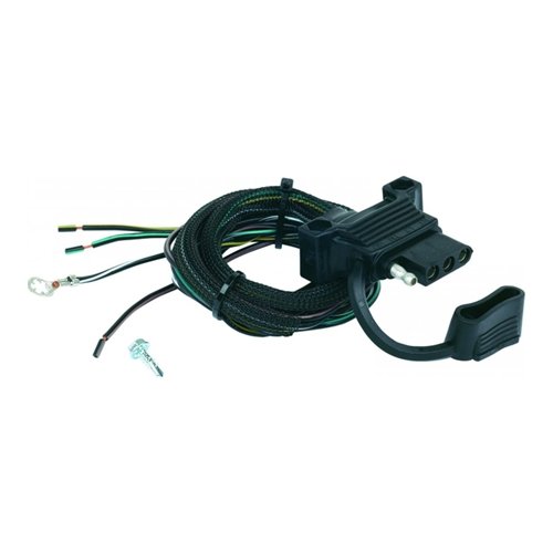 Hopkins 48030 - Endurance Trailer Wiring Flat Connector - 4 Way 48 Inch Length - Young Farts RV Parts