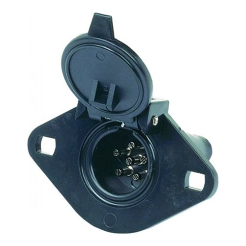 Hopkins 48425 - Trailer Wiring 6 Pole Round Connector - Young Farts RV Parts