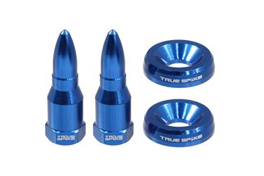 License Plate Mounting Hardware True Spike LPH005BL True Spike, Standard, Blue, Bullet Style - Young Farts RV Parts