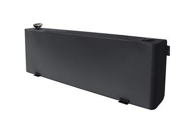 Liquid Transfer Tank Dee Zee DZ92556NSB Not DOT Approved For Transport Of Fuel Or Flammable Liquids, Not To Be Used As An Auxiliary Fuel Tank To Feed Directly Into Fuel System, 40 Gallon Capacity, Narrow Rectangle Shape, 9.7" Length x 56" Width x 19" Heig - Young Farts RV Parts