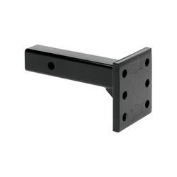 Pintle Hook Mounting Plate Tow Ready 63056 2" Receiver Mount, 6000 Pound Towing Capacity/ 600 Pound Tongue Weight Capacity, 3 Sets Of Holes, 1-3/4" Between Holes, 7-5/8" Shank Length, Steel Hollow Shank - Young Farts RV Parts