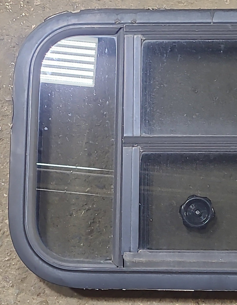 Used Black Radius Opening Window : 23 1/2